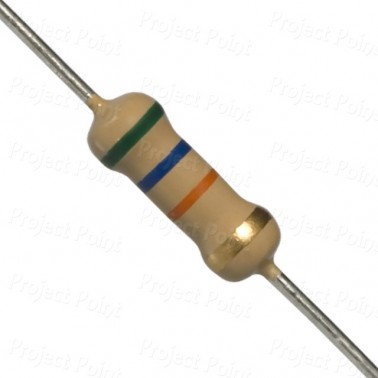 56K Ohm 0.5W Carbon Film Resistor 5% - Medium Quality (Min Order Quantity 1 pc for this Product)