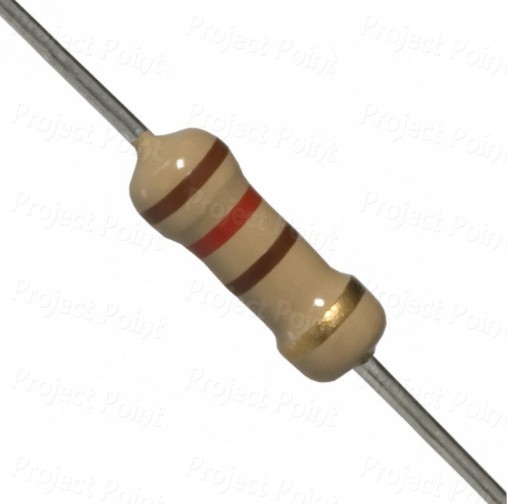 120 Ohm 0.5W Carbon Film Resistor 5% - High Quality (Min Order Quantity 1 pc for this Product)