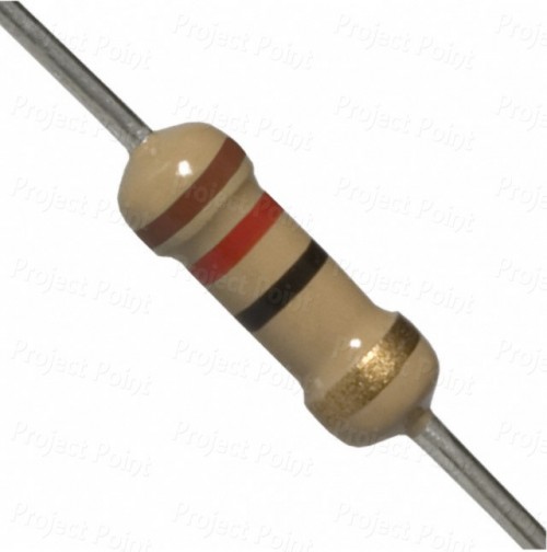 12 Ohm 2W Carbon Film Resistor 5% - High Quality (Min Order Quantity 1 pc for this Product)