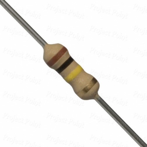 100K Ohm 0.25W Carbon Film Resistor 5% - High Quality (Min Order Quantity 1 pc for this Product)