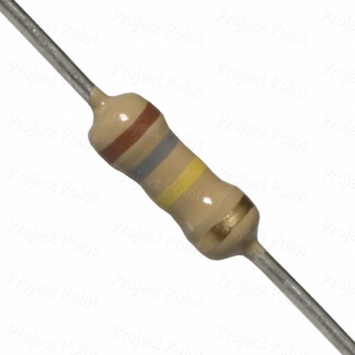 180K Ohm 0.25W Carbon Film Resistor 5% - High Quality (Min Order Quantity 1 pc for this Product)