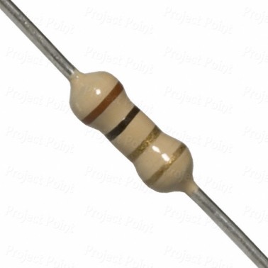1 Ohm 0.25W Carbon Film Resistor 5% - Medium Quality (Min Order Quantity 1pc for this Product)