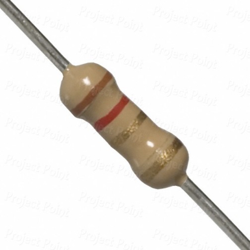 1.2 Ohm 0.25W Carbon Film Resistor 5% - High Quality (Min Order Quantity 1 pc for this Product)