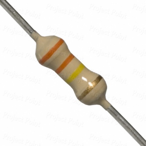 330K Ohm 0.25W Carbon Film Resistor 5% - High Quality (Min Order Quantity 1 pc for this Product)