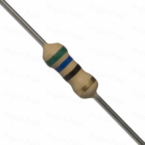 56 Ohm 0.25W Carbon Film Resistor 5% - Medium Quality (Min Order Quantity 1 pc for this Product)