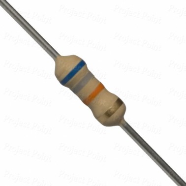 68K Ohm 0.25W Carbon Film Resistor 5% - Philips-Vishay (Min Order Quantity 1 pc for this Product)