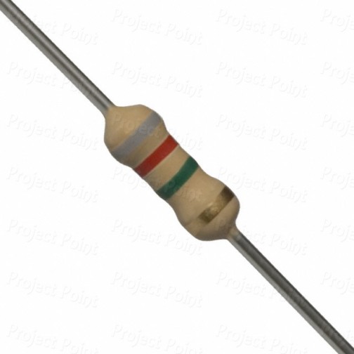 8.2M Ohm 0.25W Carbon Film Resistor 5% - Medium Quality (Min Order Quantity 1 pc for this Product)