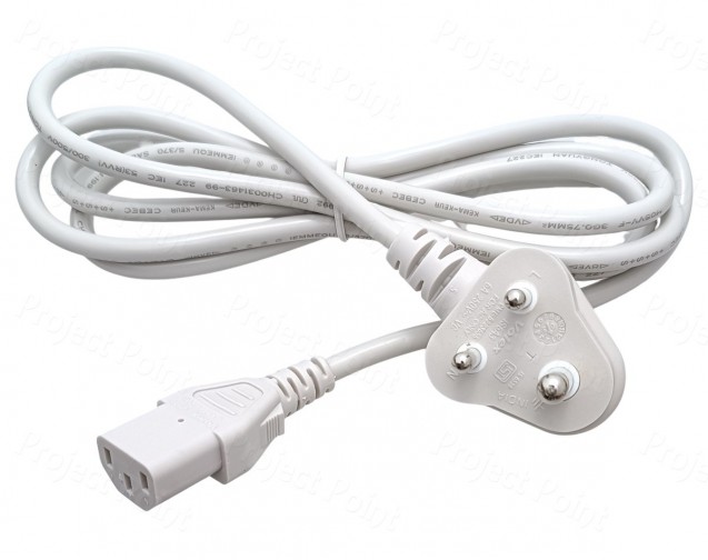 3-Pin High Quality 6A Power Cord for Desktop PC - Volex (Min Order Quantity 1 pc for this Product)