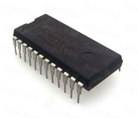 74LS154 - Decoder - Demultiplexer - National Semiconductor (Min Order Quantity 1pc for this Product)