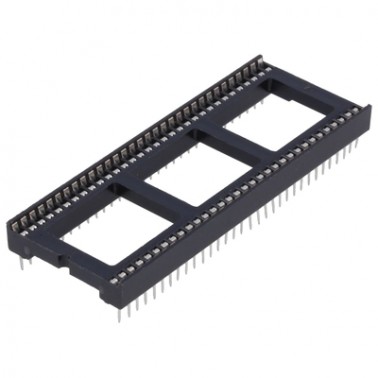 64-Pin 1.778mm (0.07in) Pitch DIP IC Socket (Min Order Quantity 1pc for this Product)