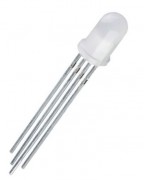5mm 4-Pin Diffused Common Anode RGB LED - High Quality