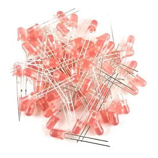5mm Diffused Lens Pink LED (Min Order Quantity 1  for this Product)