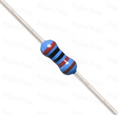 20K Ohm 0.25W Metal Film Resistor 1% - Low Quality (Min Order Quantity 1pc for this Product)