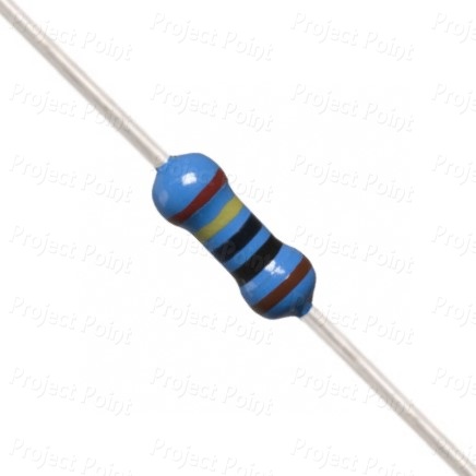 240 Ohm 0.25W Metal Film Resistor 1% - Low Quality (Min Order Quantity 1 pc for this Product)