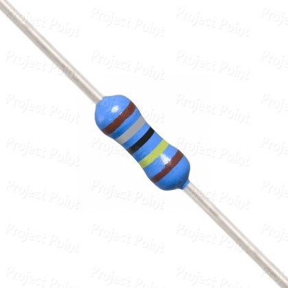 6.2M Ohm 0.25W Metal Film Resistor 1% - Low Quality (Min Order Quantity 1 pc for this Product)