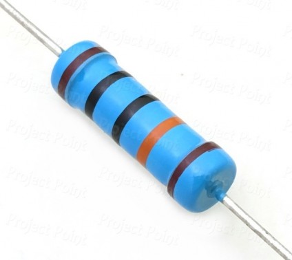 100K Ohm 3W Metal Film Resistor 1% - High Quality (Min Order Quantity 1pc for this Product)