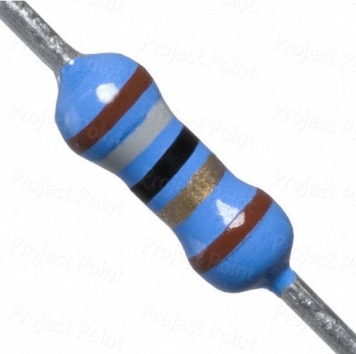 18 Ohm 0.25W Metal Film Resistor 1% - Low Quality (Min Order Quantity 1 pc for this Product)