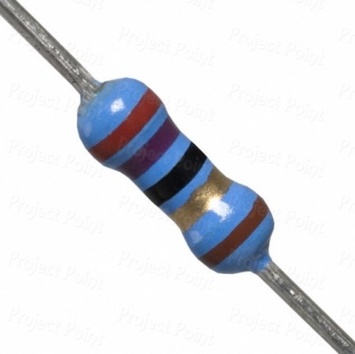 27 Ohm 0.25W Metal Film Resistor 1% - Low Quality (Min Order Quantity 1 pc for this Product)