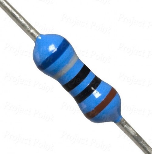 680 Ohm 0.25W Metal Film Resistor 1% - Low Quality (Min Order Quantity 1 pc for this Product)