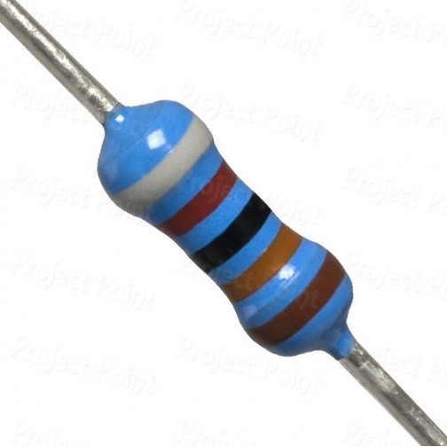 820K Ohm 0.25W Metal Film Resistor 1% - Low Quality (Min Order Quantity 1 pc for this Product)