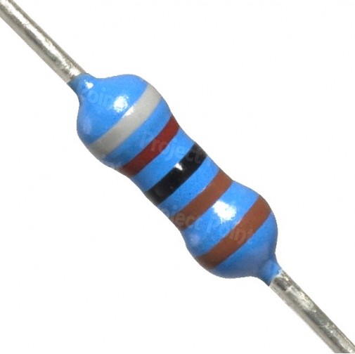 8.2K Ohm 0.25W Metal Film Resistor 1% - Low Quality (Min Order Quantity 1 pc for this Product)