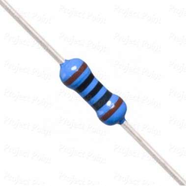 100 Ohm 0.25W Metal Film Resistor 1% - Low Quality (Min Order Quantity 1pc for this Product)