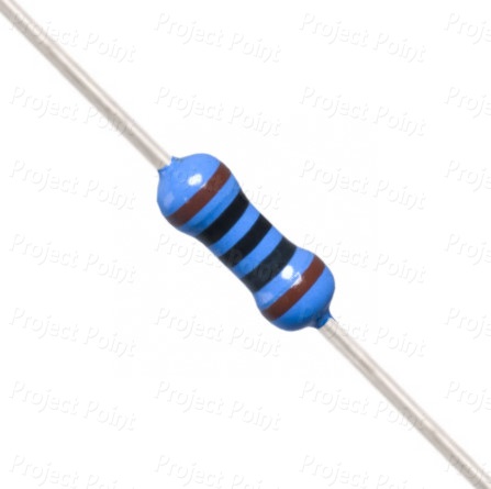 100 Ohm 0.25W Metal Film Resistor 1% - Low Quality (Min Order Quantity 1 pc for this Product)