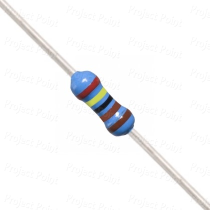 2.4K Ohm 0.25W Metal Film Resistor 1% - Low Quality (Min Order Quantity 1 pc for this Product)