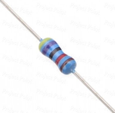 47K Ohm 0.25W Metal Film Resistor 1% - Low Quality (Min Order Quantity 1pc for this Product)