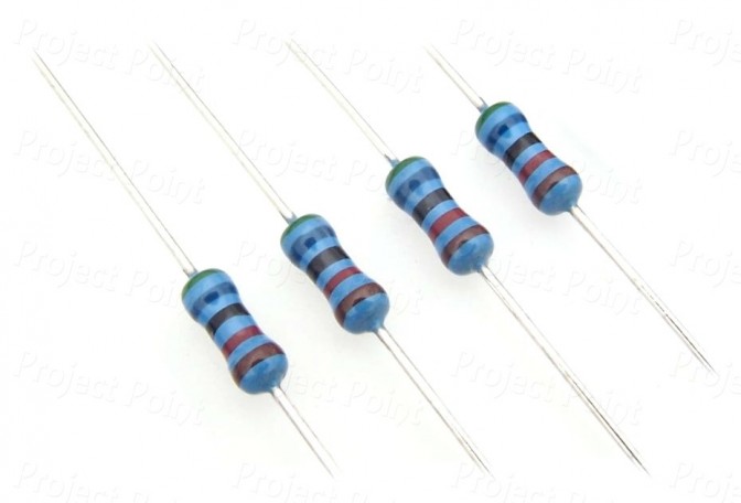 56K Ohm 0.25W Metal Film Resistor 1% - Low Quality (Min Order Quantity 1 pc for this Product)