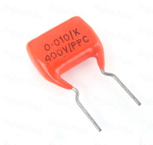 0.01uF - 10nF 400V Non-Polar Polyester Film Capacitor - Philips (Min Order Quantity 1 pc for this Product)