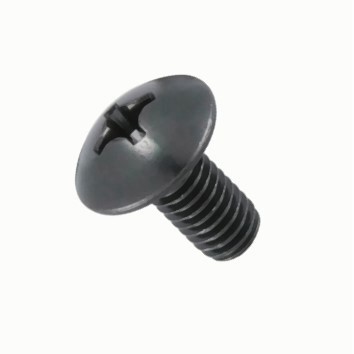 M4 Phillips Truss Head Machine Screw - 8mm Black (Min Order Quantity 1 pc for this Product)