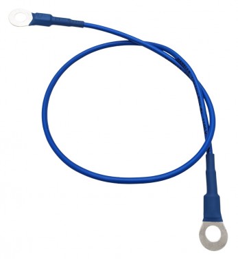 Jumper Cable - 6mm Ring Type Lug to Lug Terminals - 18A 150cm Blue (Min Order Quantity 1pc for this Product)