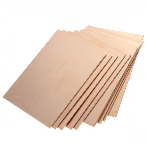 Copper Clad Single Sided Blank PCB - 3x10 inch - 1.6mm (Min Order Quantity 1 pc for this Product)