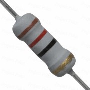 12 Ohm 1W Flameproof Metal Oxide Resistor - Medium Quality