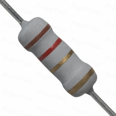 1.2 Ohm 1W Flameproof Metal Oxide Resistor - High Quality (Min Order Quantity 1pc for this Product)