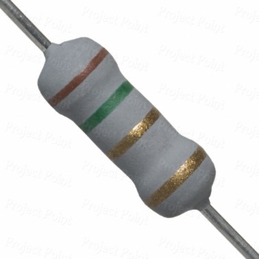 1.5 Ohm 1W Flameproof Metal Oxide Resistor - High Quality (Min Order Quantity 1pc for this Product)