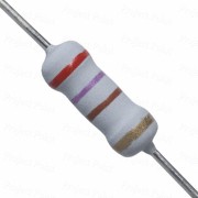 270 Ohm 1W Flameproof Metal Oxide Resistor - Medium Quality