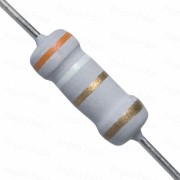 3.9 Ohm 1W Flameproof Metal Oxide Resistor - Medium Quality