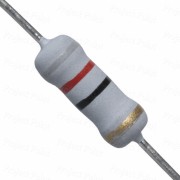 82 Ohm 1W Flameproof Metal Oxide Resistor - Medium Quality