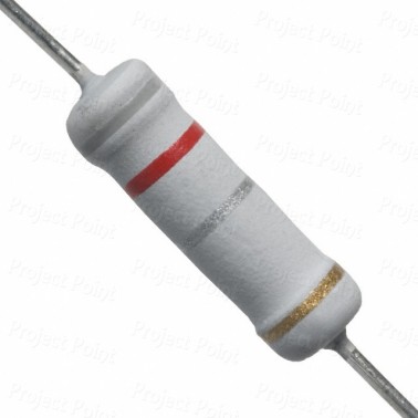 0.82 Ohm 2W Flameproof Metal Oxide Resistor - Medium Quality (Min Order Quantity 1pc for this Product)
