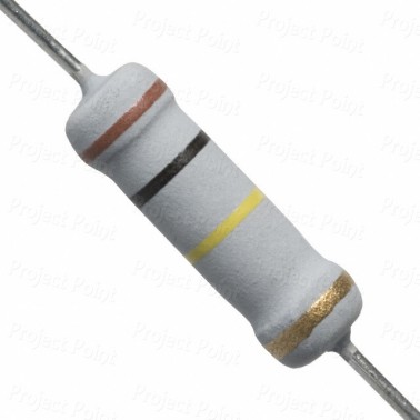100K Ohm 2W Flameproof Metal Oxide Resistor - High Quality (Min Order Quantity 1pc for this Product)