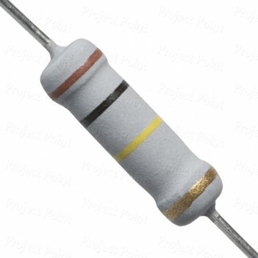 100K Ohm 2W Flameproof Metal Oxide Resistor - High Quality (Min Order Quantity 1 pc for this Product)