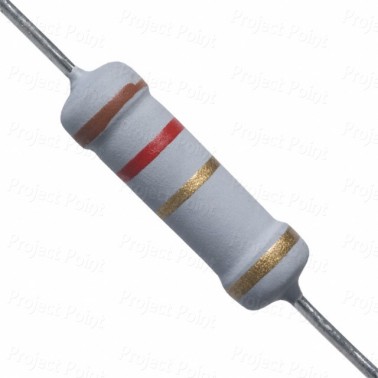 1.2 Ohm 2W Flameproof Metal Oxide Resistor - Medium Quality (Min Order Quantity 1 pc for this Product)