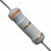 3.9 Ohm 2W Flameproof Metal Oxide Resistor - Medium Quality