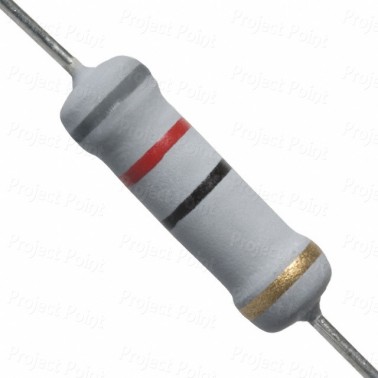 82 Ohm 2W Flameproof Metal Oxide Resistor - Medium Quality (Min Order Quantity 1pc for this Product)