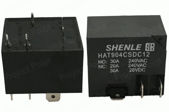 Relay 12V 30A SPDT High Power - HAT904CSDC12 (Min Order Quantity 1pc for this Product)
