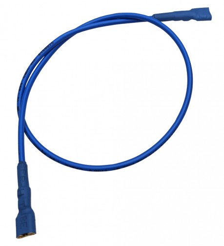 Battery Jumper Cable - Female Spade to Spade Terminals - 13A 25cm Blue (Min Order Quantity 1 pc for this Product)