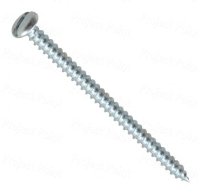 8No-50mm Sheet Metal Self Tapping Screw -  Slotted Pan Head (Min Order Quantity 1pc for this Product)
