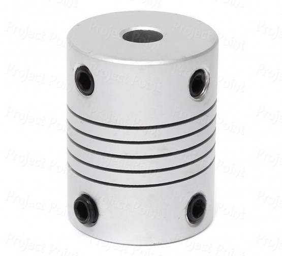 Flexible Motor Shaft Coupling - 5mm to 5mm (Min Order Quantity 1 pc for this Product)